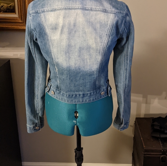 Whitewashed Jean Jacket - Size Small - Picture 7 of 8